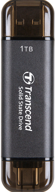 Transcend 創見 ESD310 超小型外接SSD, 1TB, 黑色