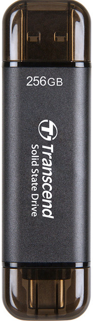 Transcend 創見 ESD310 超小型外接SSD, 256GB, 黑色