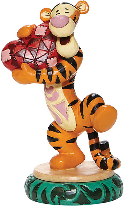 JIMSHORE 魔法城堡 迪士尼 愛心跳跳虎公仔 14cm, 1個