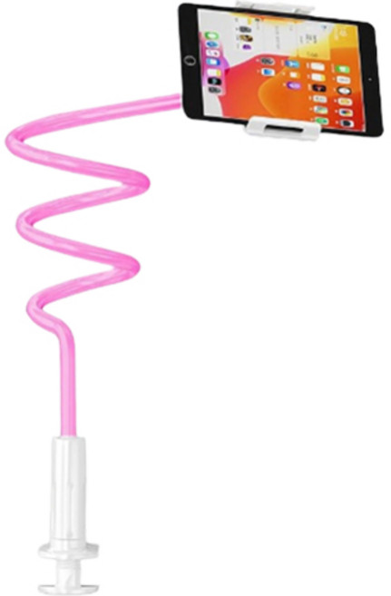 블루리빙 롱 스마트폰 조절 거치대, 핑크, 1개