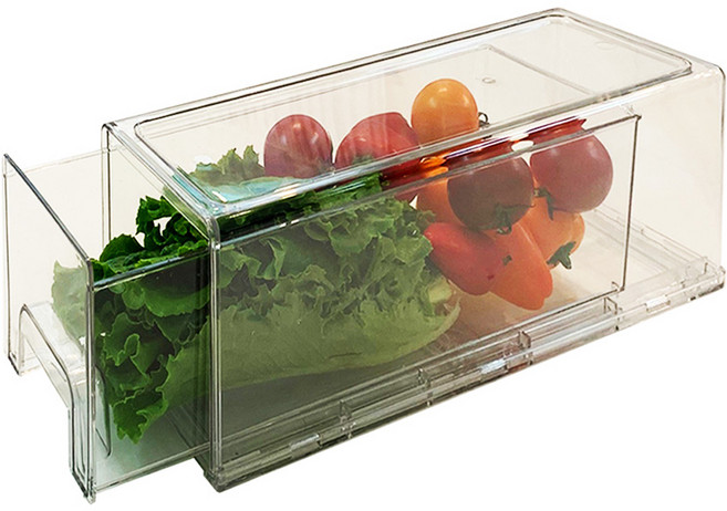 냉장고 서랍 수납함, 투명, 1개