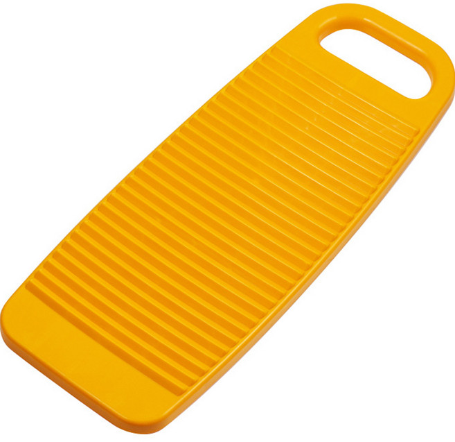 애벌빨래 빨래판 다용도 플라스틱 손빨래판 중형 18 x 40cm, 03 노란색, 1개