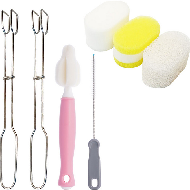 닥터브라운 다용도 젖병 세척솔 7p 세트, 1세트, 혼합색상