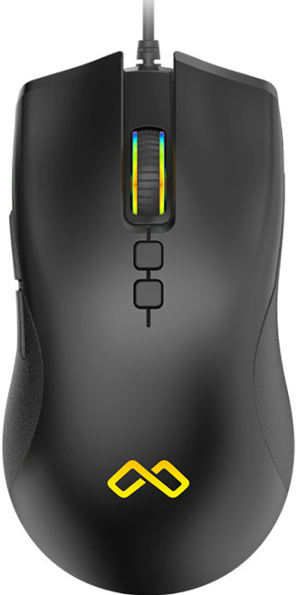 맥스틸 VOLT G2 광축 게이밍 유선 마우스 GM-VOLT G2, 블랙
