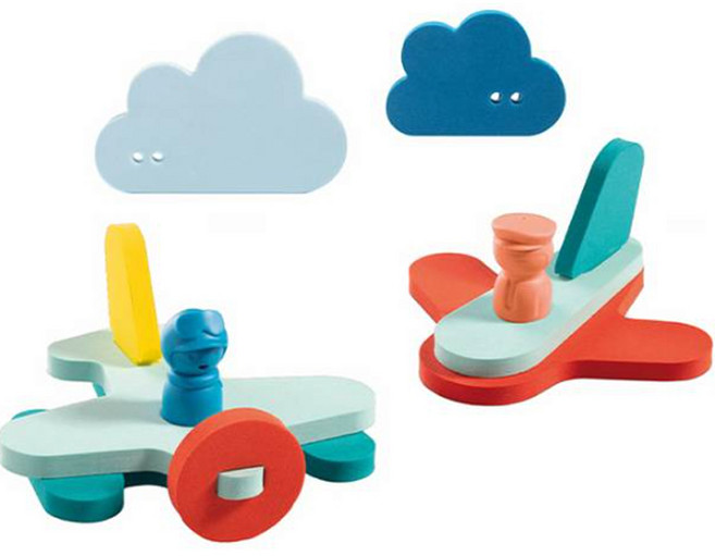 큐트 영유아용 목욕놀이 입체 조립블록, 업인디에어, 1개