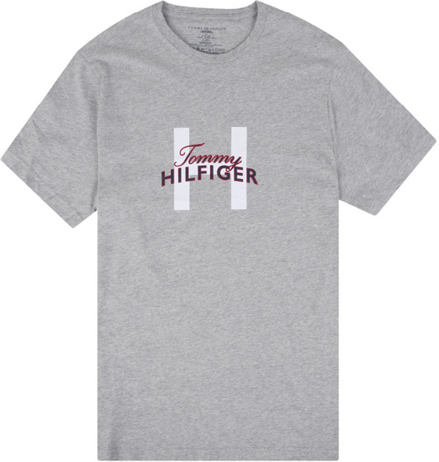 타미힐피거 남성용 크루넥 반팔티 09T4161-004