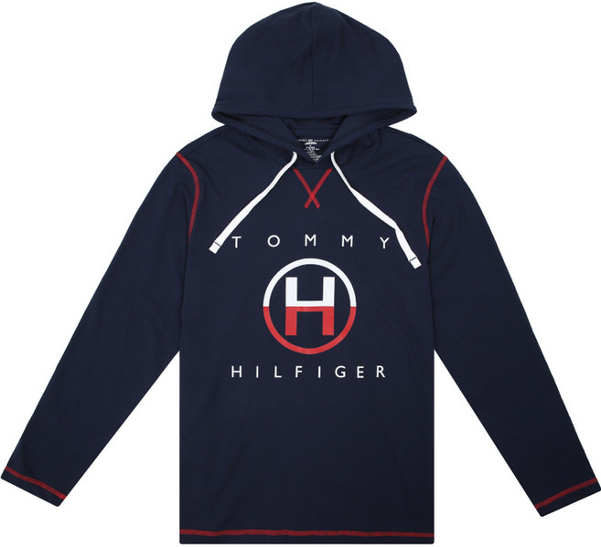 Tommy Hilfiger 男士長袖連帽T恤 09T4147-410