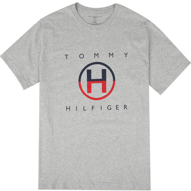 타미힐피거 남성용 통기성 크루넥 반팔티 09T4162-004