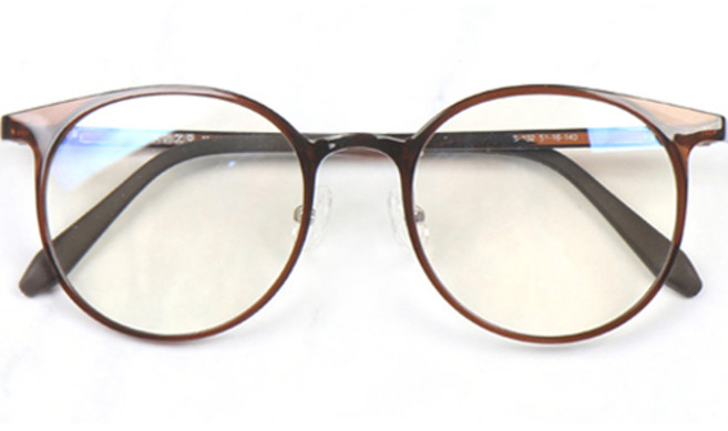 멜라크메 라운드 울템 편안한 뿔테