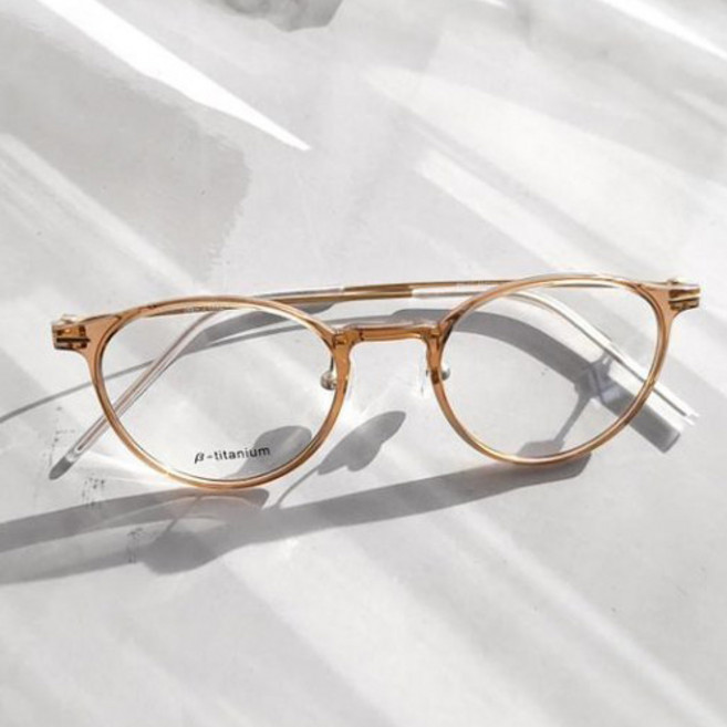 더브릴레 고탄성 6g 초경량 바이오플라스틱 아케마 스몰 라운드 동글이 안경 뿔테