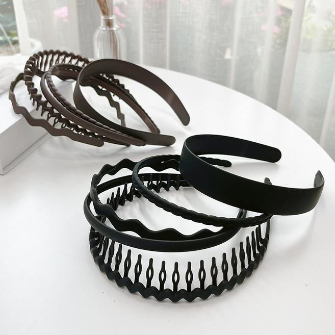 girlpins 素色基本款霧面十日髮箍 2款 x 5件組 1323