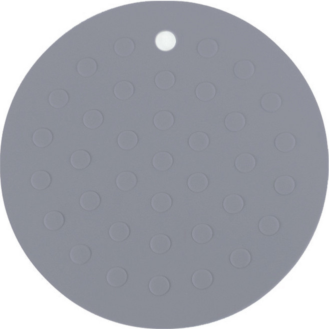 일상나눔 실리콘 냄비 받침대, 그레이, 1개