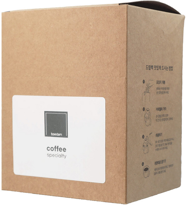 보에담 시그니처 디카페인 스페셜티 블렌드 드립백 커피, 12g, 1개, 8개입
