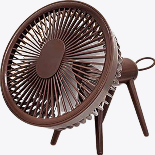 루컴즈 애니멀 무선 미니 선풍기, EF008S01-C, 초코브라운