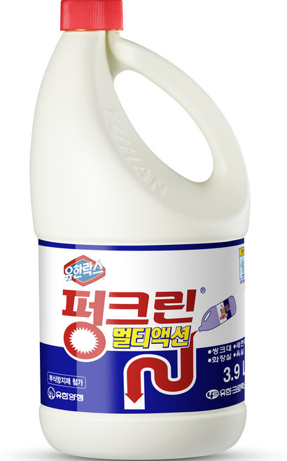 펑크린 멀티액션 배수구세정제, 3.9L, 1개
