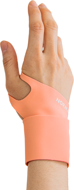 노멀라이프 데일리 손목보호대 Ver2, 1개, 베이직코랄오른손