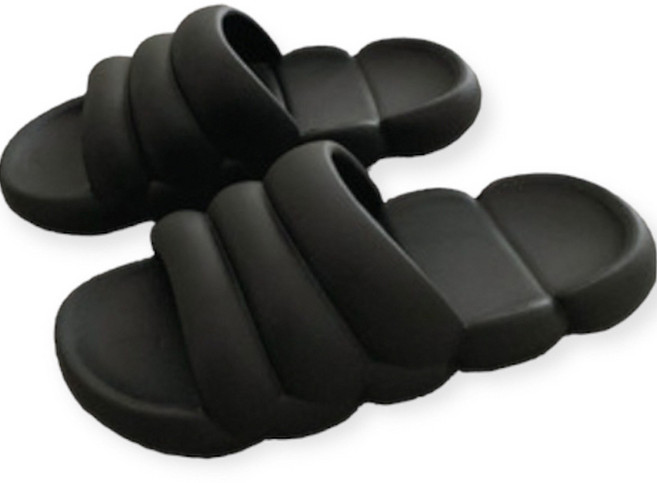 프랑온드 마카롱 슬리퍼, 블랙, 1개