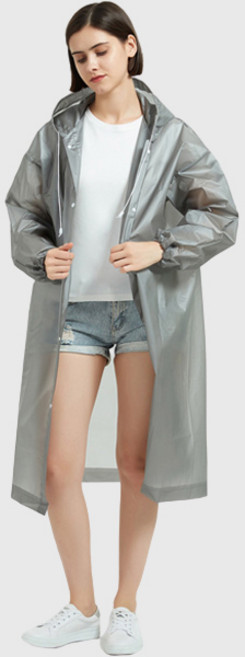 피어니스트 골프 자전거 라이딩 오토바이 배달 EVA 다회용 레인코트 우비 우의 5개입