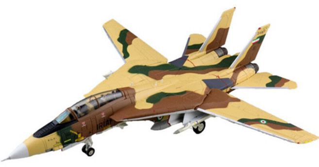 하비마스터 레프리카 F-14A 톰캣 다이캐스트 전투기 모형 IRIAF 1987 1:72 HM413964CA, 혼합색상, 1개