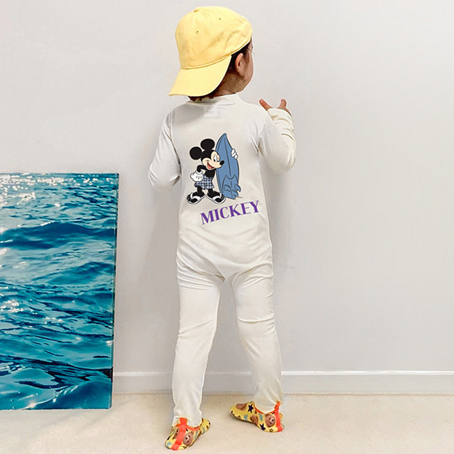 골든래빗 아동용 D 서퍼 미키 래쉬 수트