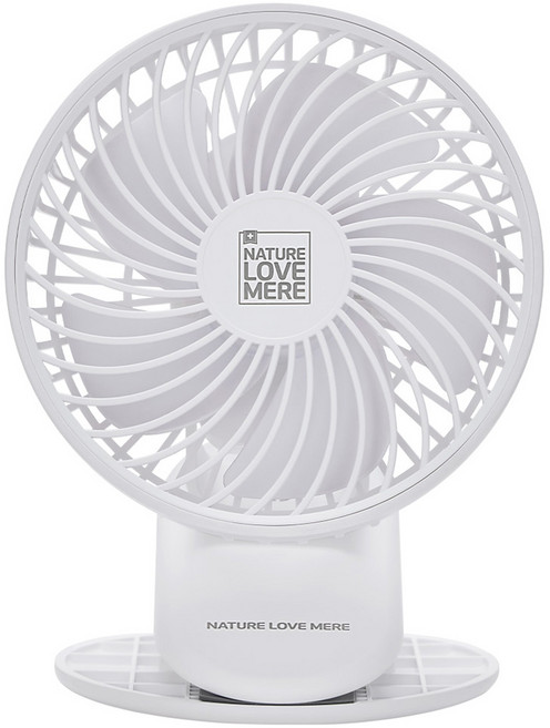 네이쳐러브메레 아이착 휴대용 유모차 선풍기, 모던화이트, 1개