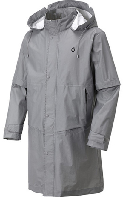 선덜랜드 남성용 사파리 골프 레인코트, 차콜