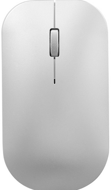 엑토 충전식 저소음 멀티페어링 무선 마우스, BTM-15, 실버