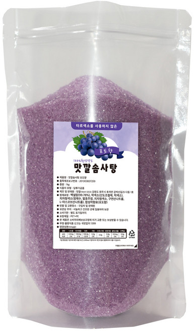 맛깔슈가 솜사탕 설탕 포도향, 1kg, 1개