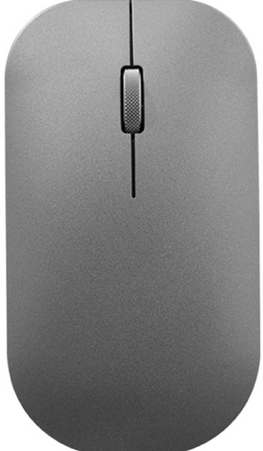 엑토 충전식 저소음 멀티페어링 무선 마우스, BTM-15, 그레이