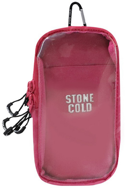 스톤콜드 터치스크린 등산 파우치 핑크