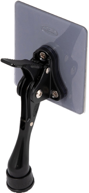 철물대장 무타공 원터치 말발굽 도어스토퍼 블랙, 1개