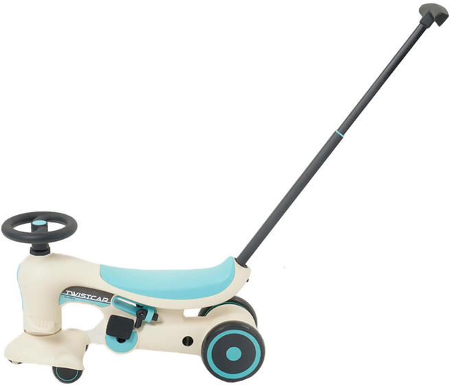 BeneBene 3 in 1 다기능 멀티플 핸들 밸런스 트위스트카, 아이보리 + 블루, 1개