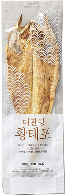 대관령 황태포, 60g, 1개