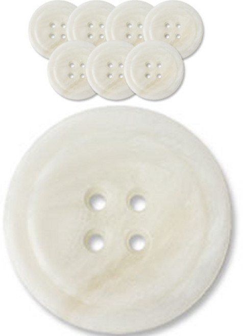 동대문단추왕 고급 무광 코트 가디건 단추 18mm, 쿠바WT, 8개