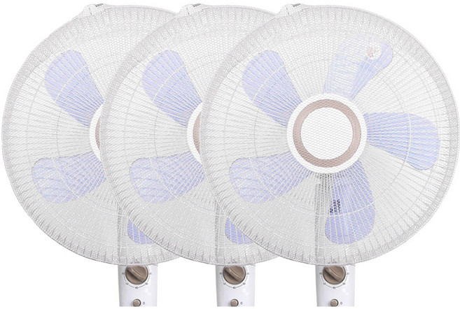 모나코올리브 짱짱한 매쉬그물 선풍기 안전망, 화이트, 3개