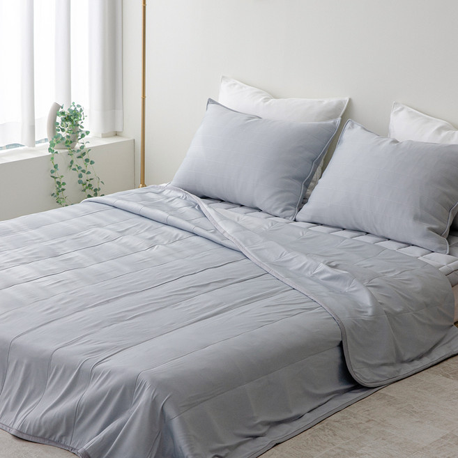 가온 아이스셀 3D 에어메쉬 냉감 쿨링 이불 베개 세트