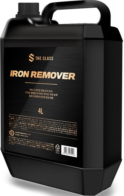 더클래스 아이언 리무버 철분제거제, 4L, 1개