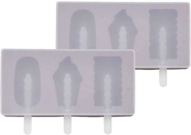 실리콘 샤베트바 아이스크림 2p, 2개