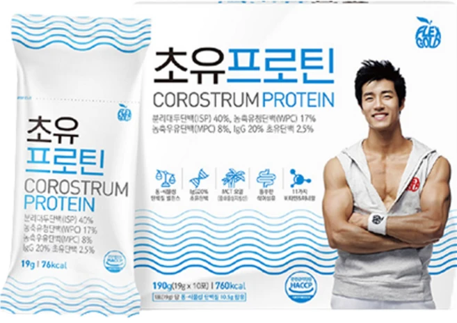 에치와이 스포맥스 초유 프로틴 10p, 190g, 1개 - 쿠팡