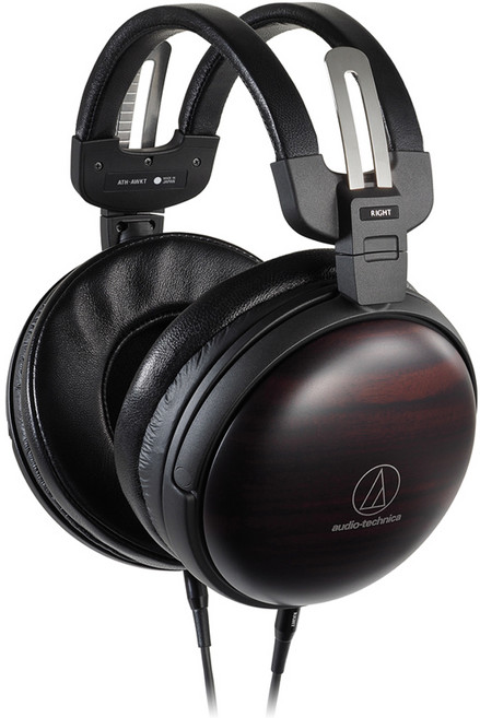 audio-technica 鐵三角 黑檀木材質外殼高解析度耳機, 木質, ATH-AWKT