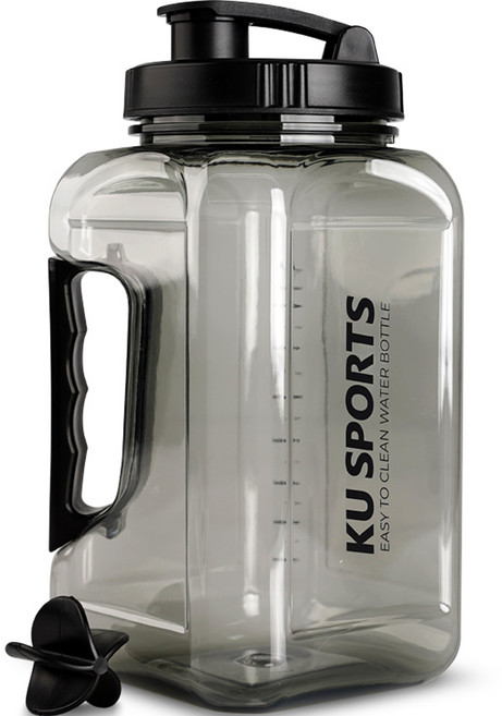 쿠스포츠 대용량 헬스 물통 메가보틀, 혼합색상, 2.4L, 1개