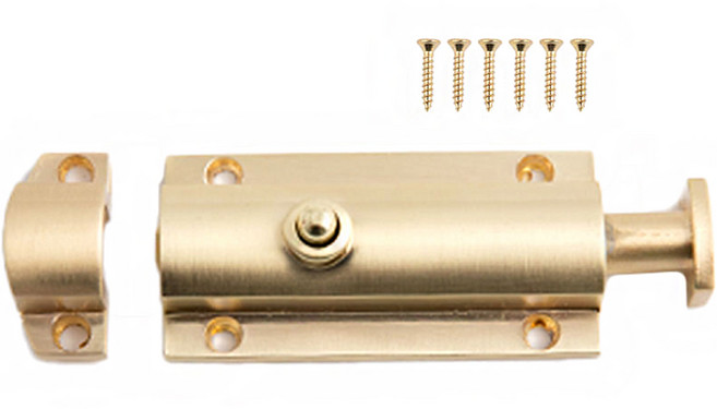 철물대장 원터치 오도시 잠금장치, 골드, 1개