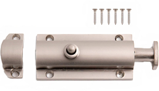 철물대장 원터치 잠금장치 오도시, 실버, 1개