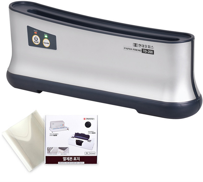 페이퍼프랜드 열제본기 TD-200+열표지 랜덤발송, 200매