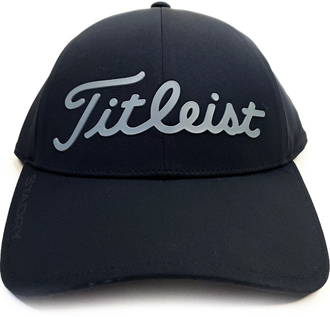 타이틀리스트 스테이드라이 어저스터블 캡, 블랙 + 그레이