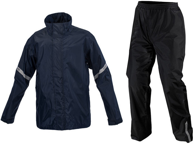KOMINE STD RAINWEAR 上下套裝 RK-5433, 海軍藍