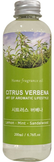 아로마코 디퓨저 리필, 시트러스 버베나, 200ml, 1개