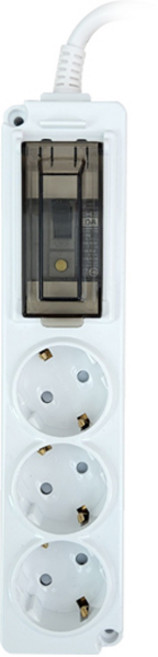 원스탑 고용량 누전차단 멀티탭 3구 TJM-NJC316, 1.5m, 혼합색상, 1개