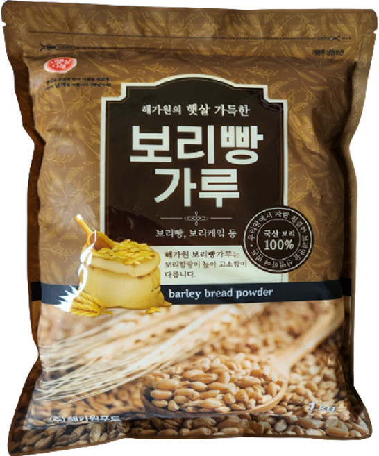햇살나래 보리빵가루, 1kg, 1개