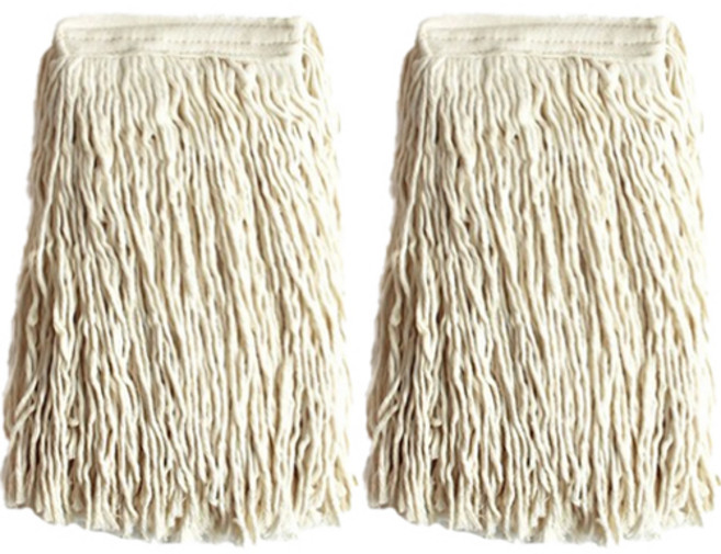 월드크린 마포걸레 고급원사 450g, 2개